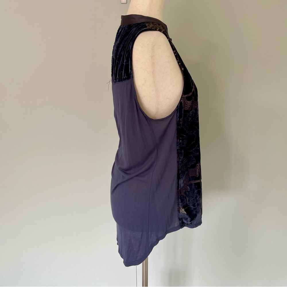 TINY x ANTHROPOLOGIE Velvet Ileana Tank Top - Picture 6 of 12